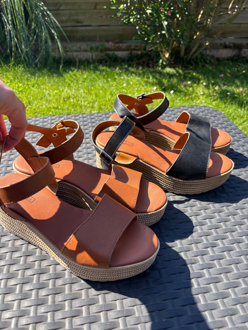 Scarpe da donna: 2 paires sandales cuir 5Th Avenue 38 – Nuovo (secondo la descrizione) da Perroy venduto da barballalla