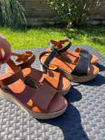 2 paires sandales cuir 5Th Avenue 38