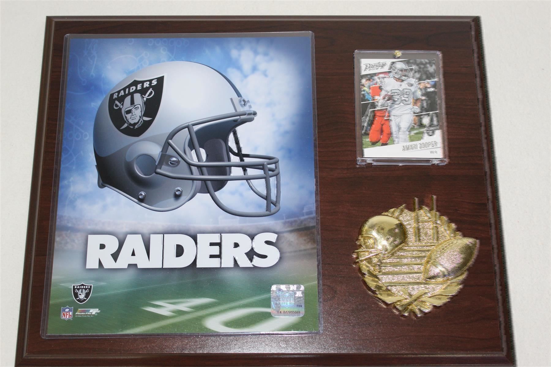 NFL Carte collezionabili: NFL Raiders Helm Logo Sport Plakette – Nuovo e nell'imballaggio originale da Reinach BL venduto da RetroGamesSportsMore 2