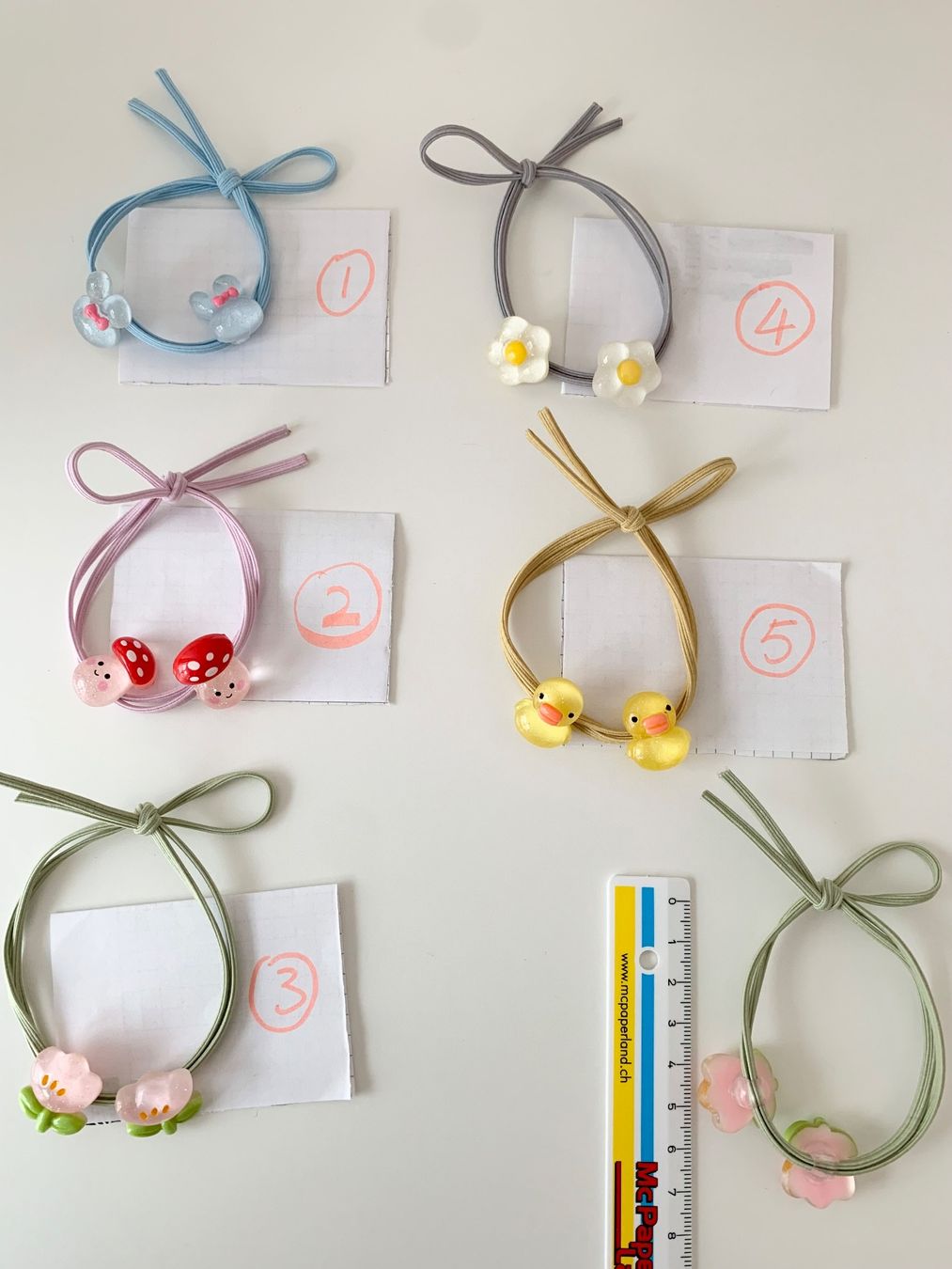 Accessori per capelli: Haargummis (5er Set) – Nuovo e nell'imballaggio originale da Basel venduto da lau_982w
