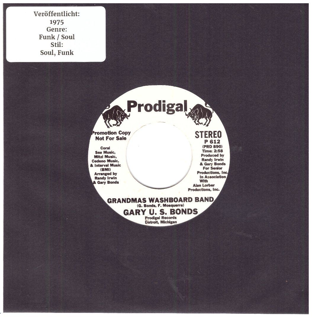Dischi in vinile: GARY "U.S." BONDS – Usato da Bassersdorf venduto da house-of-vinyl