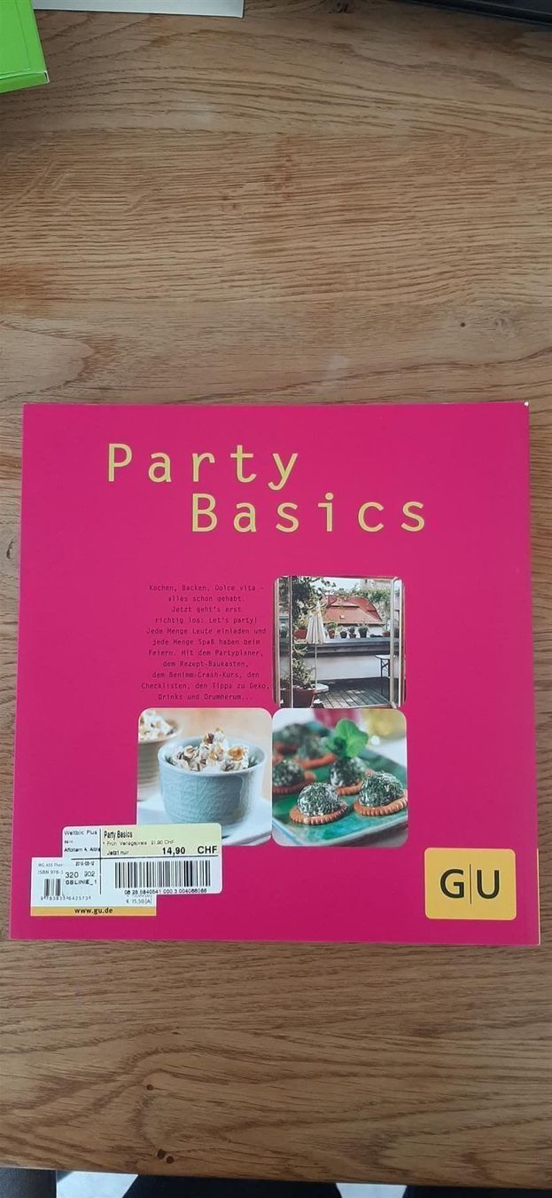 Bücher: Party Basics (GU Verlag) – Neu (gemäss Beschreibung) aus Affoltern am Albis von Sabinezc 1