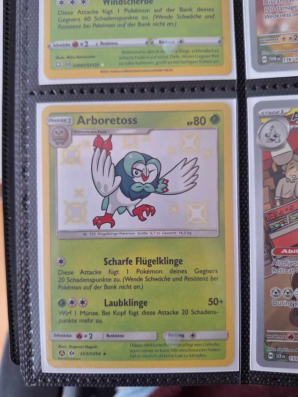 Pokémon Sammelbilder & Trading cards: Shiny Arboretoss – Gebraucht aus Altstätten SG von GGsGameshop
