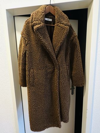 Warm Teddy Coat by Mango, size M