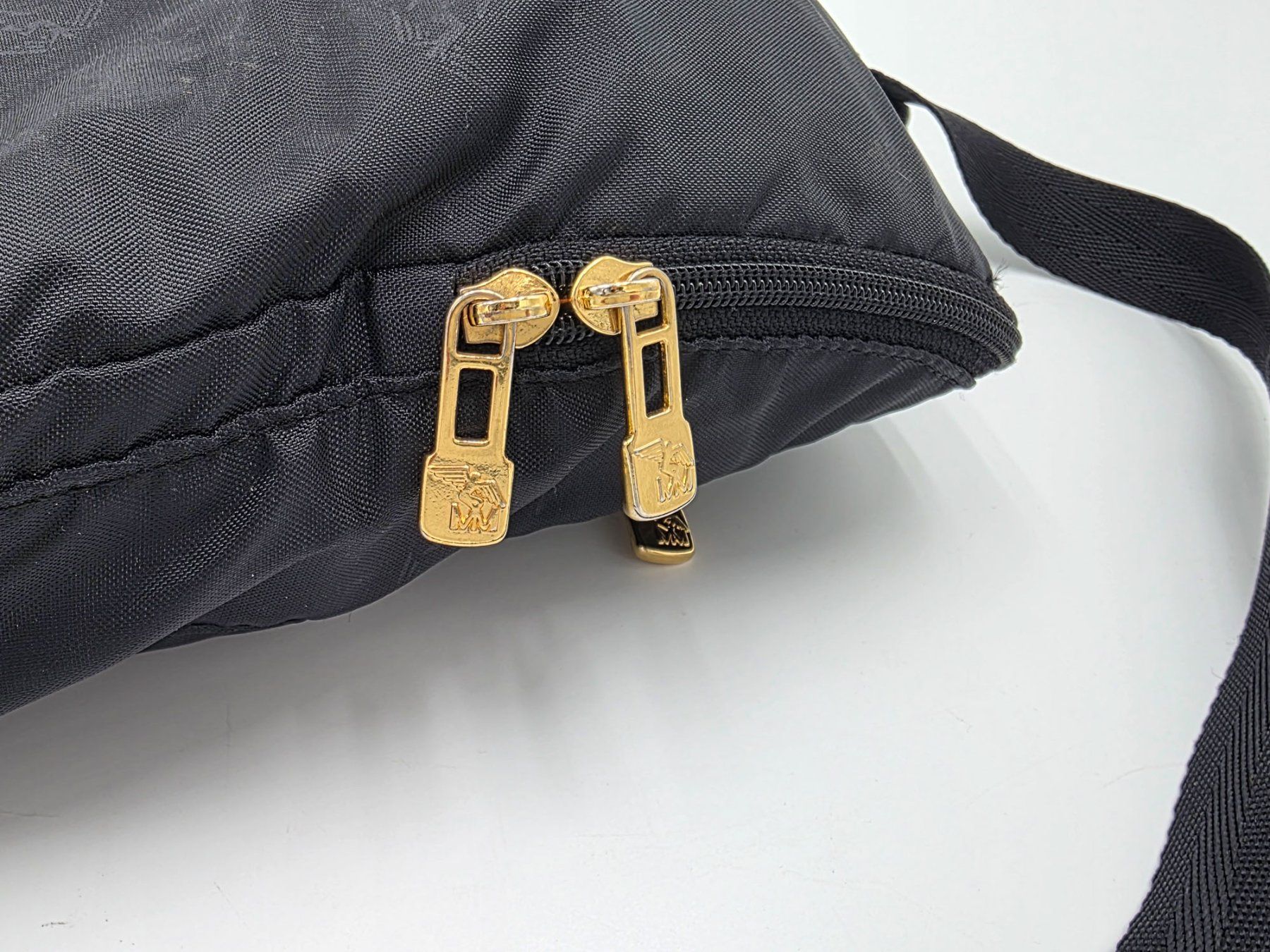 Maison Mollerus Zaini: Maison Mollerus Rucksack - schwarz, Gold - Ref. 06/51 – Usato da Au ZH venduto da BrockiAu 5