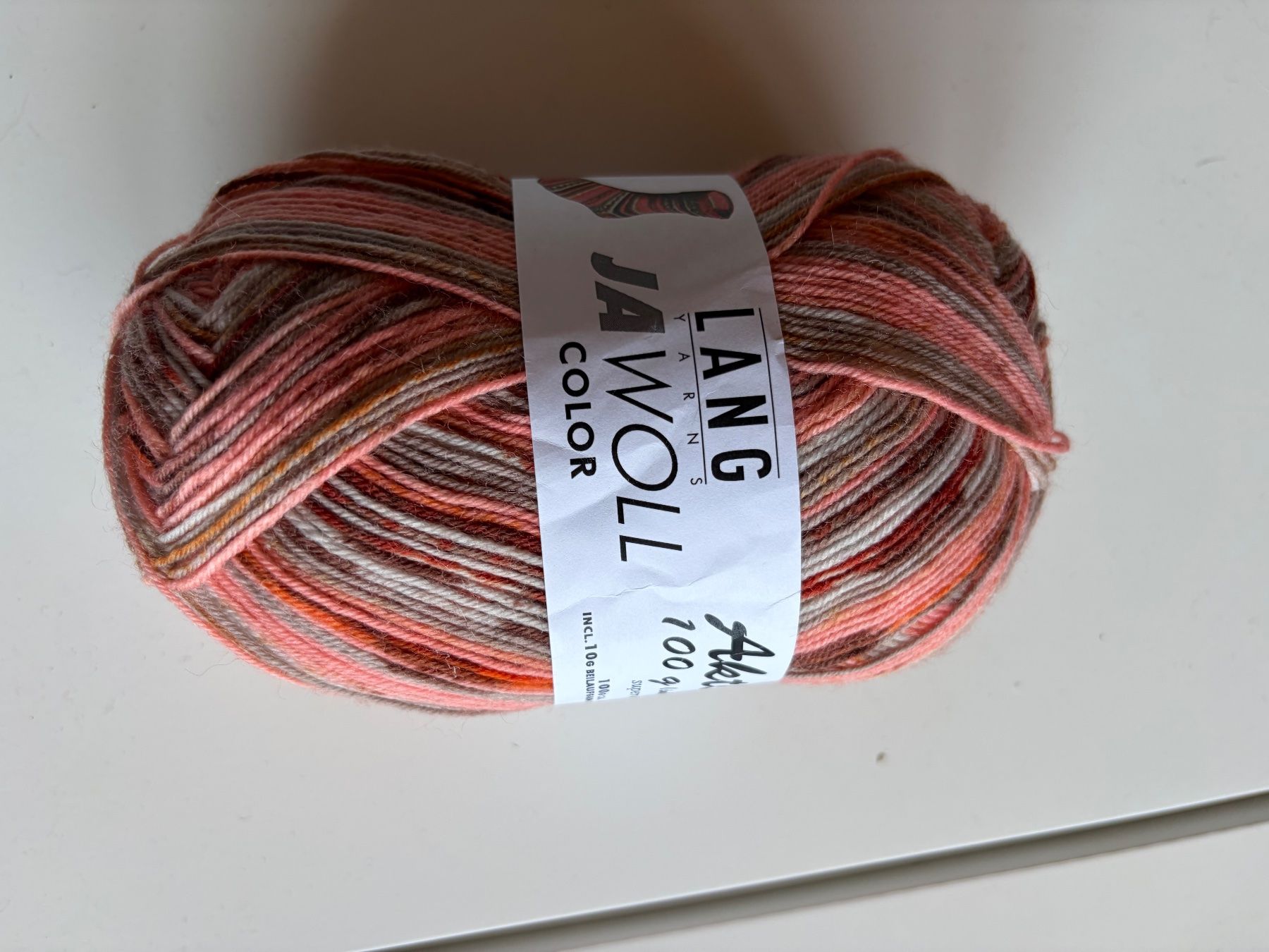 Lang Yarns Lana: 1Knäuel Jawoll Langyarns Sockenwolle – Nuovo (secondo la descrizione) da Büsserach venduto da bor_s88m