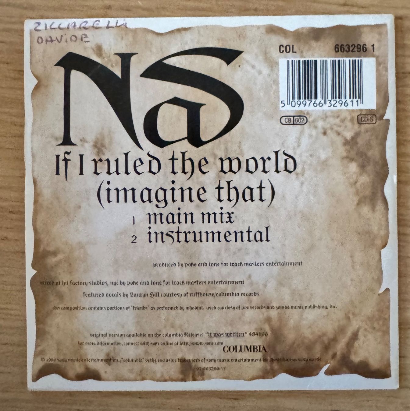 CD: Nas – Usato da Lausanne venduto da davzic 1