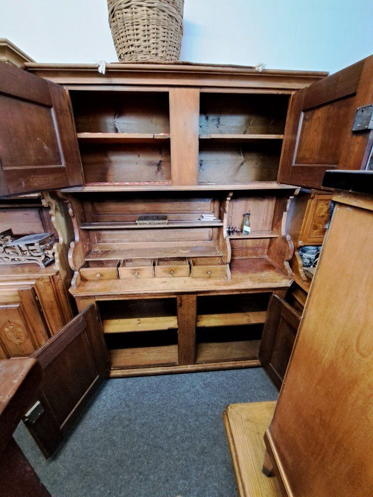 Armadi: Alter Kirschbaum Küchenschenschrank antik – Usato da Flums venduto da Flumsantik 5