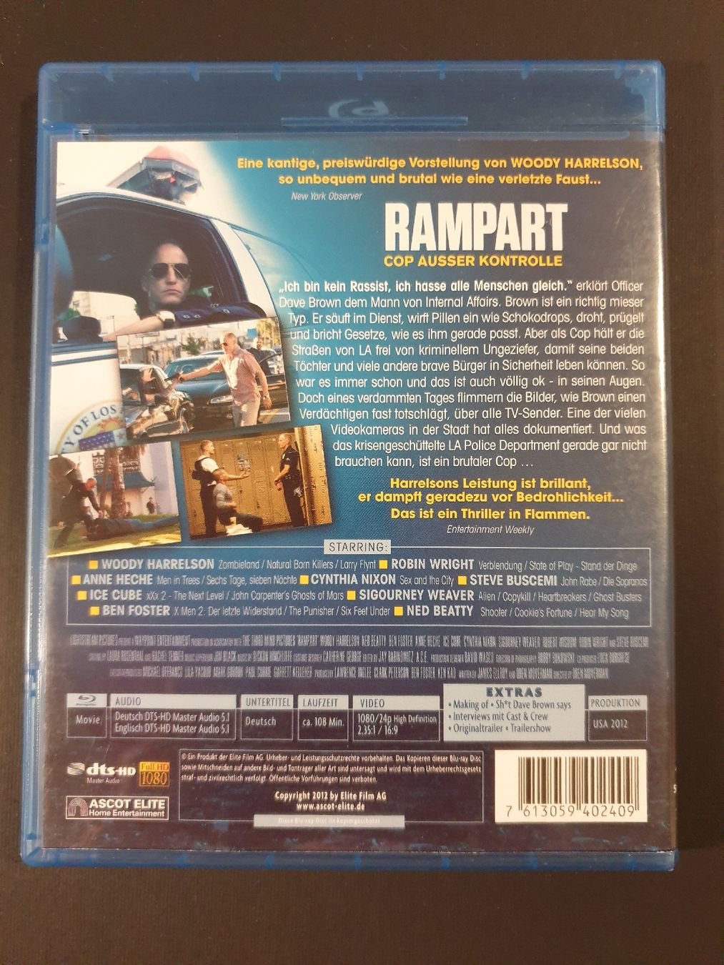 Alle DVDs: Rampart - Cop ausser Kontrolle - Blu-ray – Gebraucht aus Steffisburg von Blue_bj5g 1
