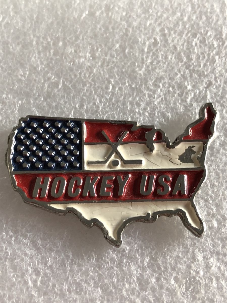 Spille & Fermagli: Hockey USA Pin Flag – Usato da Osogna venduto da goodthingme 1