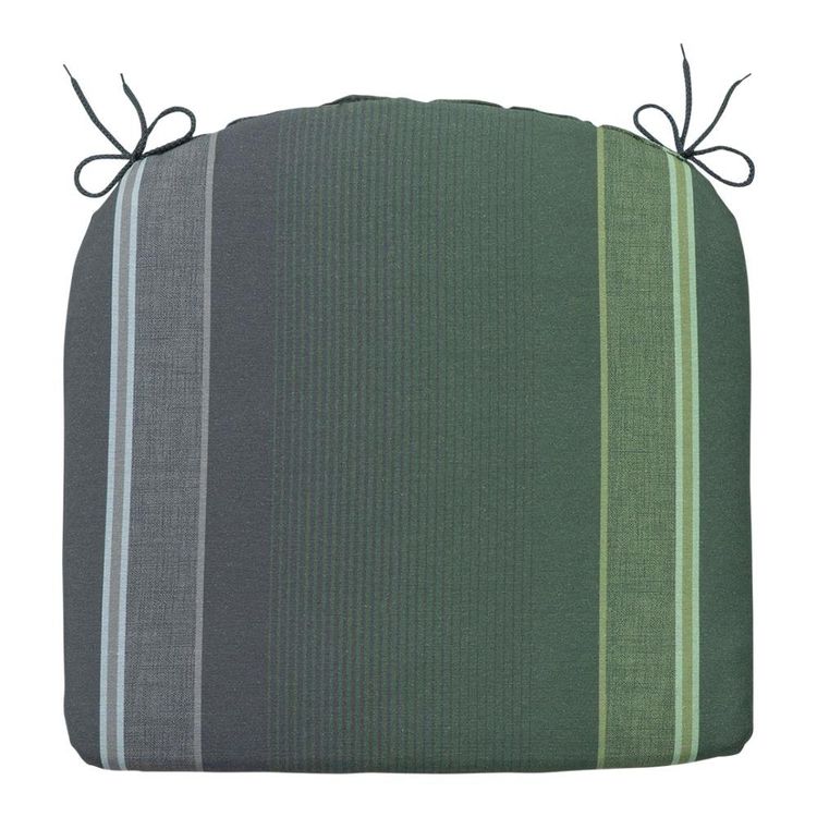 Pillow Perfect Eck-Sitzkissen Set - 2 Stück - Schwarz - 20" X 20" - Outdoor & Indoor