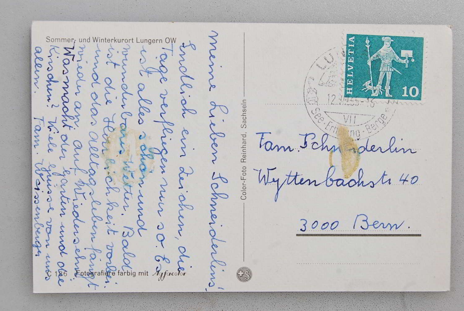 Cartes postales: AK Lungern 1965 – D'occasion à Rüfenacht BE par Toro06 1