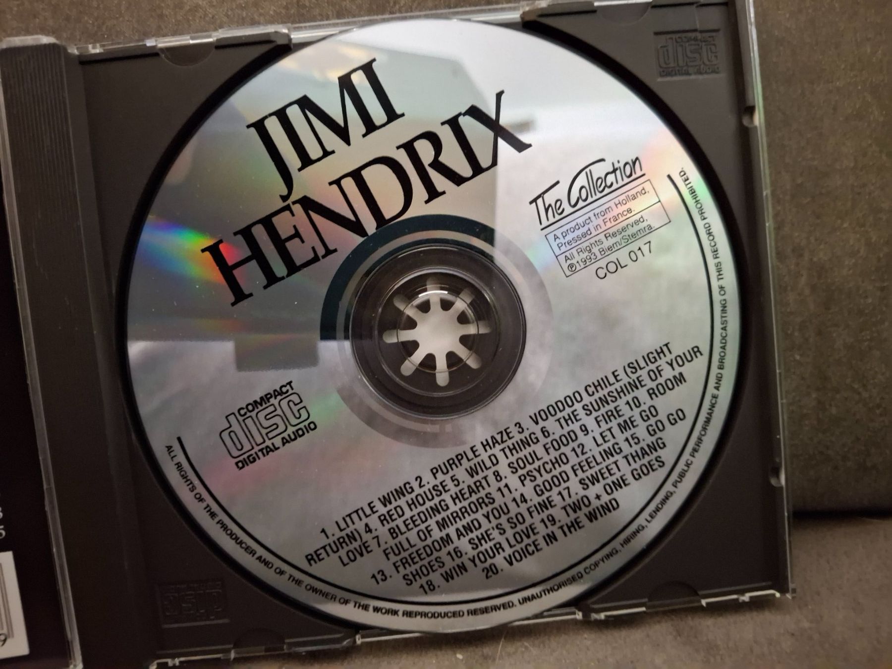 CD: Jimi Hendrix - Collection (+ 75 min) – Usato da St.Gallen venduto da CD_jalamusic 2