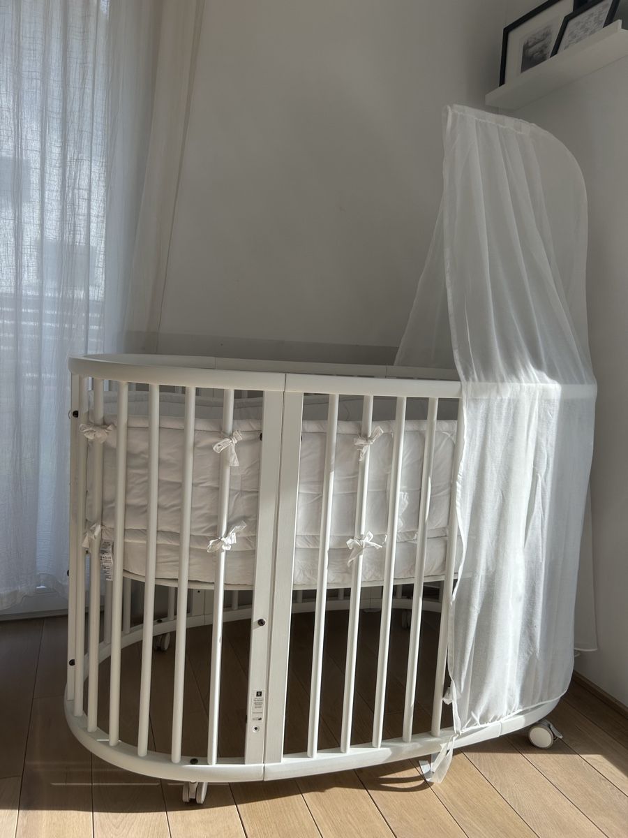 Letti: Stokke Babybett weiss – Nuovo (secondo la descrizione) da Zofingen venduto da sve_kb7h 1