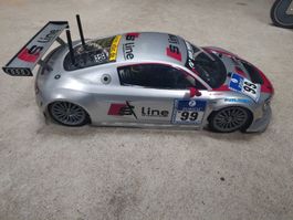 Voiture télécommandée Audi R8  châssis Tamiya 