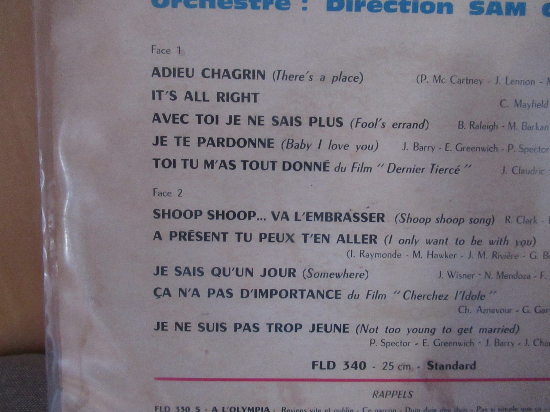 Vinyles: LES SURFS LP 33 TOURS FORMAT 25CM – D'occasion à Grône par Mire01 1