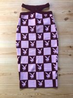Jupe playboy damier