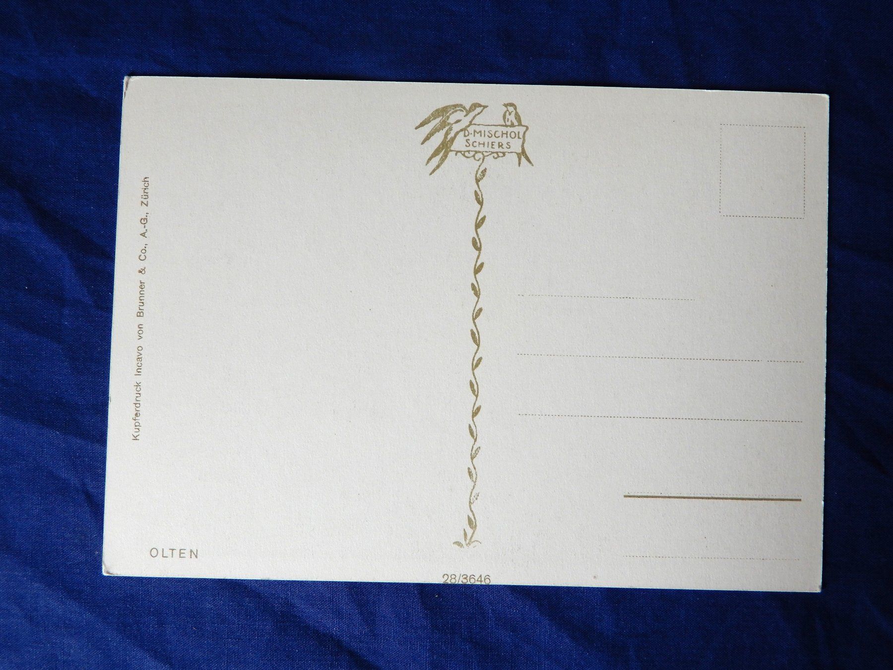 Cartoline postali: Alte Ansichtskarte Olten, gedeckte Bruecke, – Usato da Senèdes venduto da Framboise52 1
