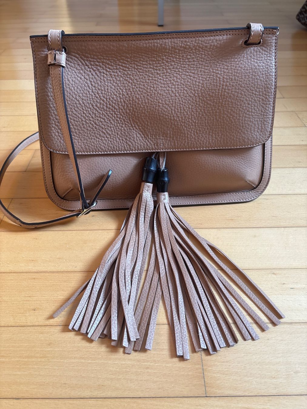 Gucci Borse da donna: Gucci Bamboo City Bag, Beige – Usato da Zürich venduto da stefwax12