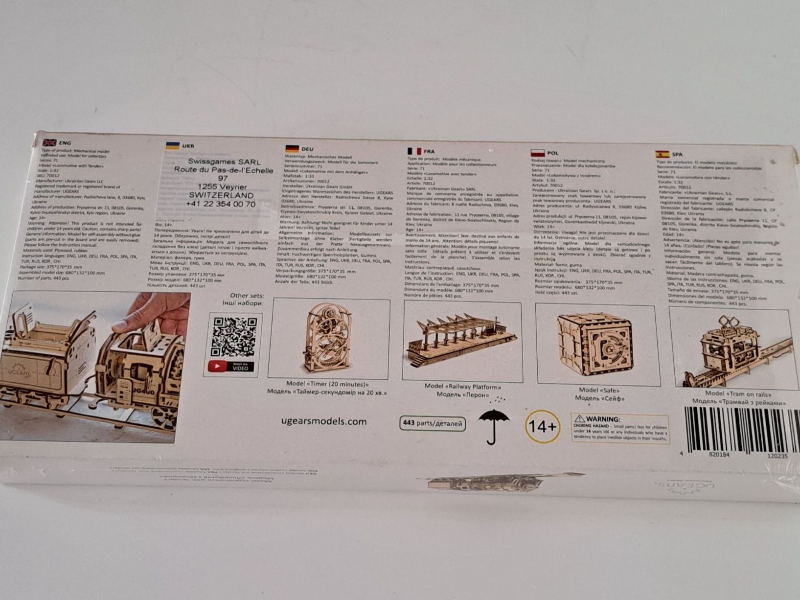 Modelleisenbahnen: Retro Modellbahn Holz Bewegliches Modell – Neu und originalverpackt aus Birsfelden von oleros 5