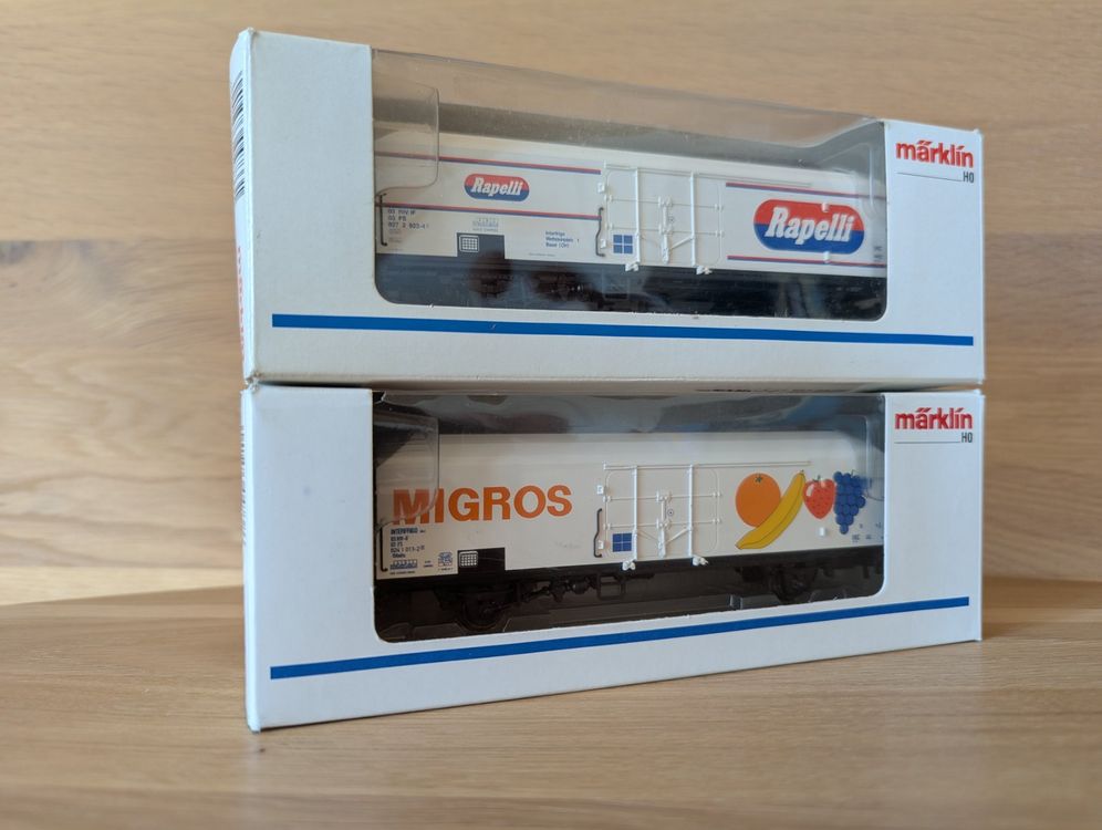 Lot De 2 Wagons De Marchandises Märklin 46010 - Édition '10 Ans Insider' - Échelle H0 (1:87) - Occasion