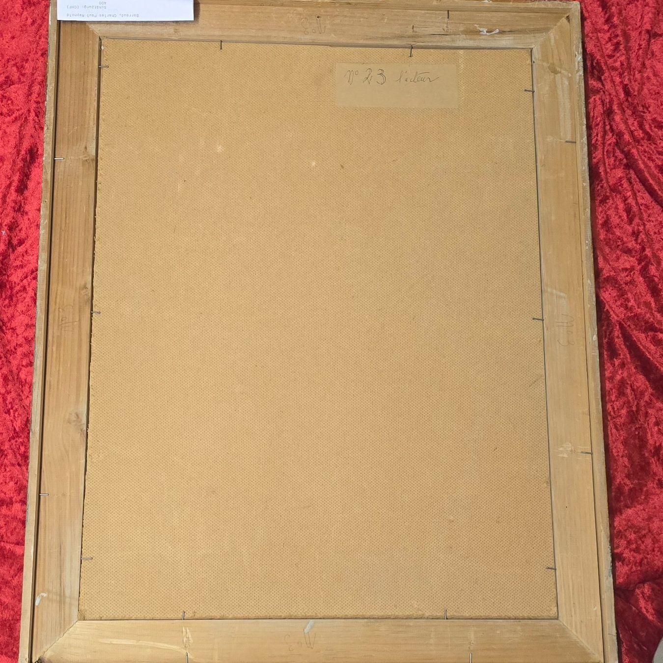 Dipinti: Charles Barraud. Mischtechnik/Collage. Signiert&datiert 53. – Usato da Reinach BL venduto da Pendling 4