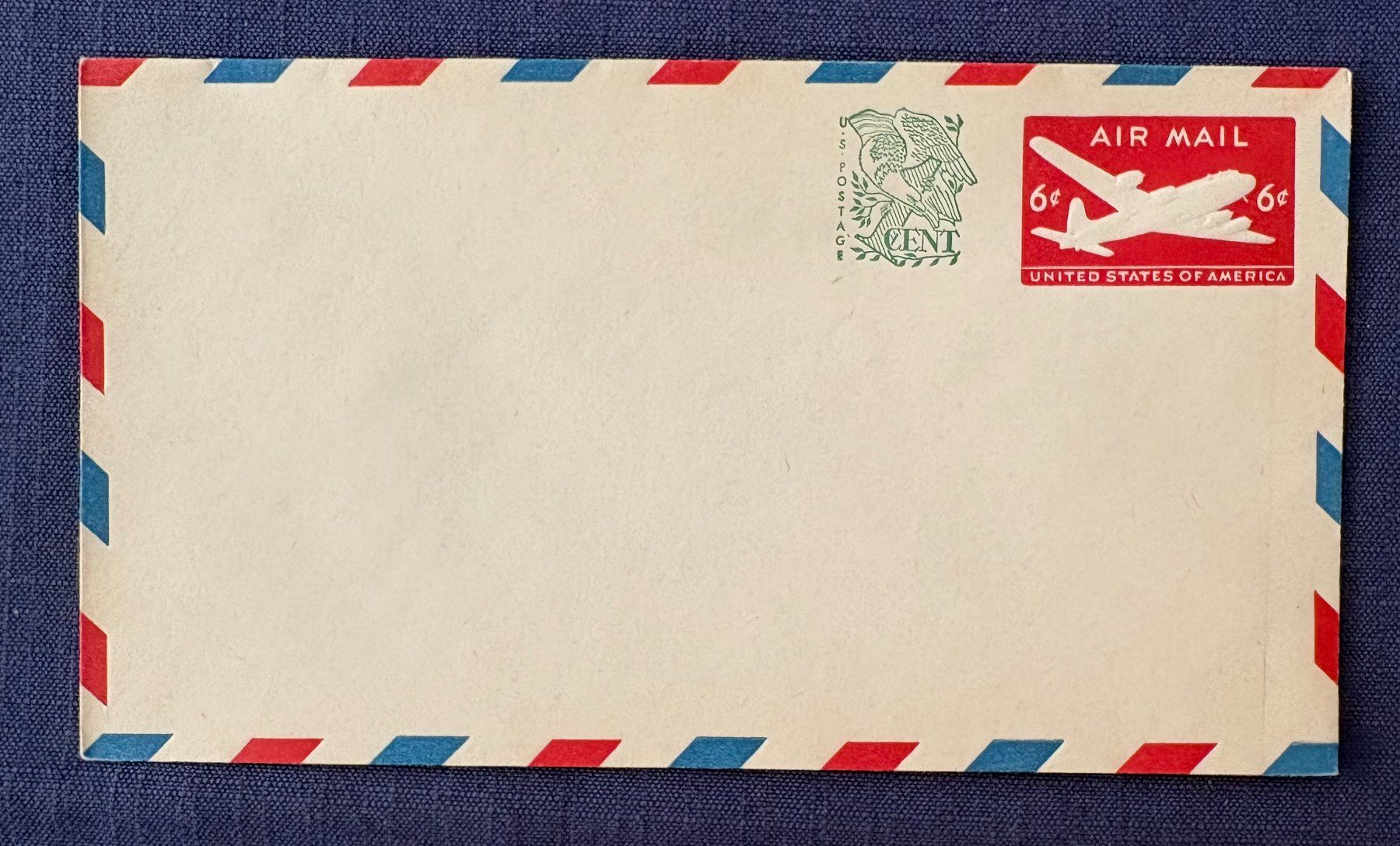 Tutti i francobolli: BRIEFUMSCHLAG USA AIR MAIL – Usato da Ostermundigen venduto da Wyatt-Earp