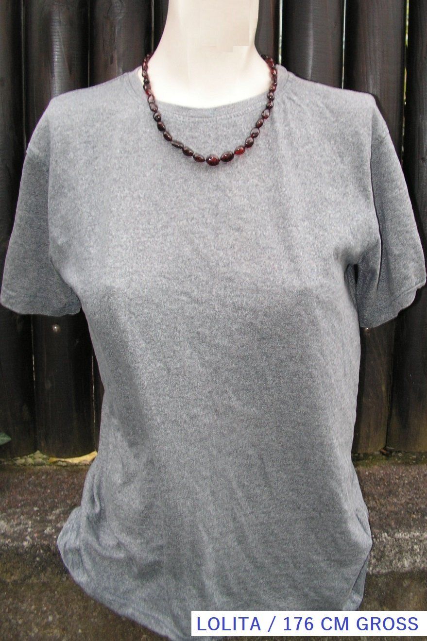 Catenine: ♥ ELEGANT / KETTE / Baltischer Bernstein / OLIVEN / KIRSCHE – Nuovo (secondo la descrizione) da Derendingen venduto da Editka 8