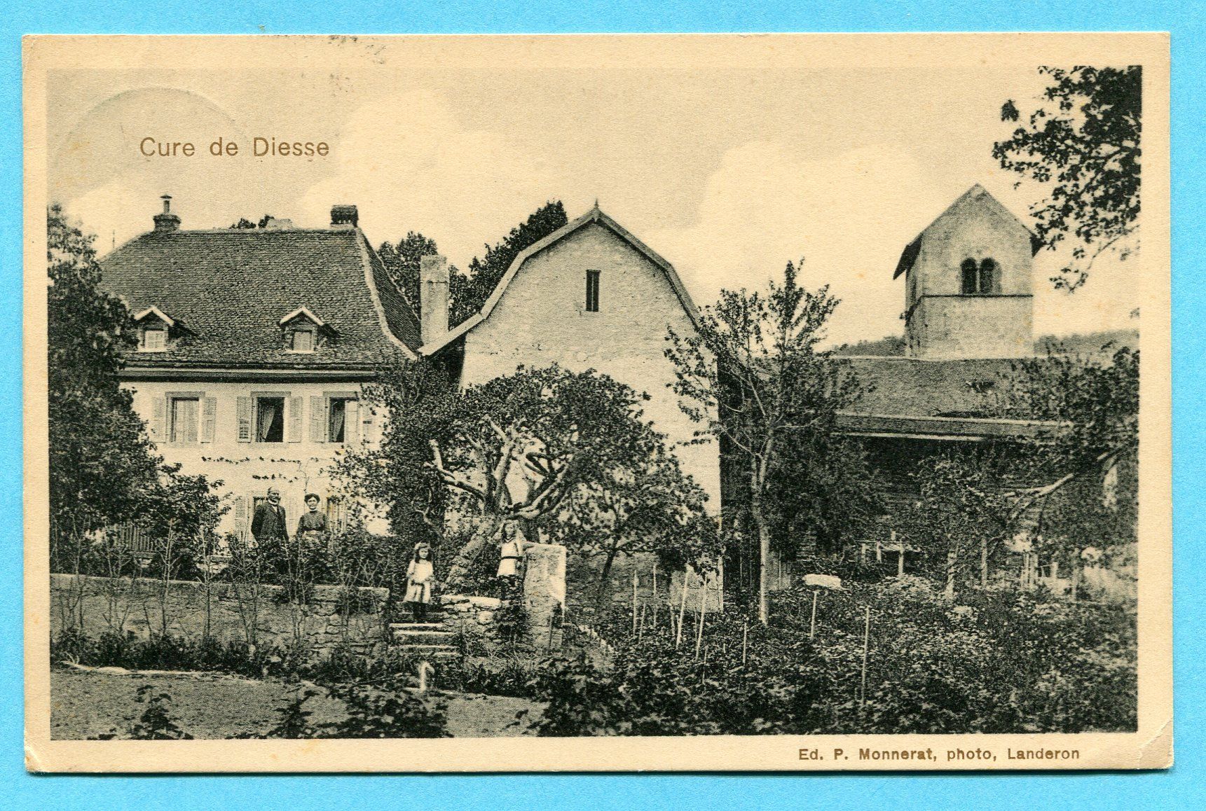Ansichtskarten: Cure de Diesse 1912 – Gebraucht aus Opfikon von Prophila