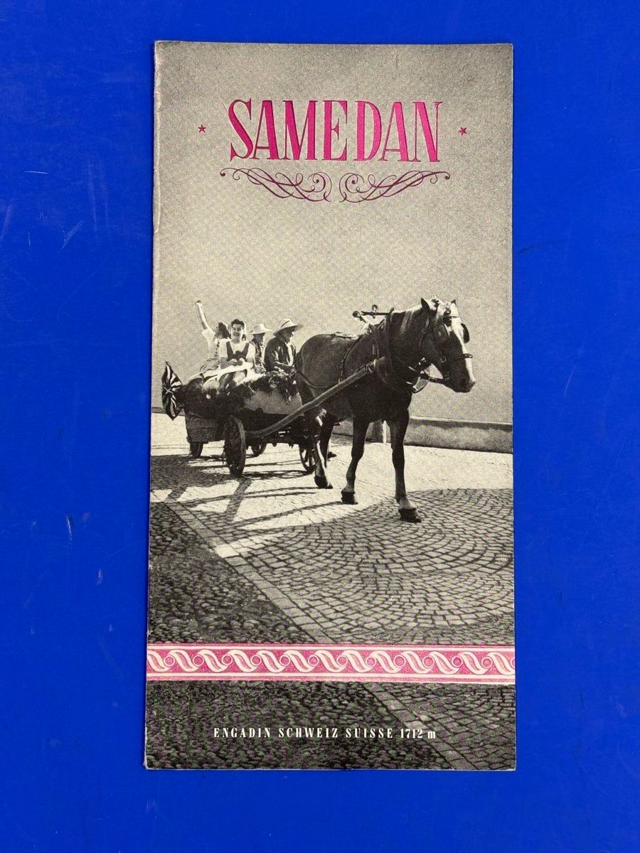 Bücher: Samedan Engadin Schweiz 1712 m. Prospekt ca 1940 – Gebraucht aus Adliswil von buch_und_kunst