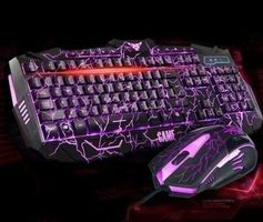 Gaming Tastatur LED Beleuchtet Mouse Set