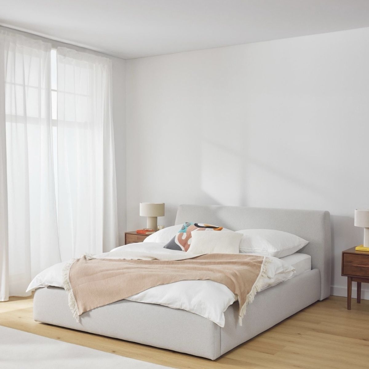 Letti: WESTWING Polsterbett Cloud, Hellgrau,140x200 – Usato da Baden venduto da uzumaki94 5