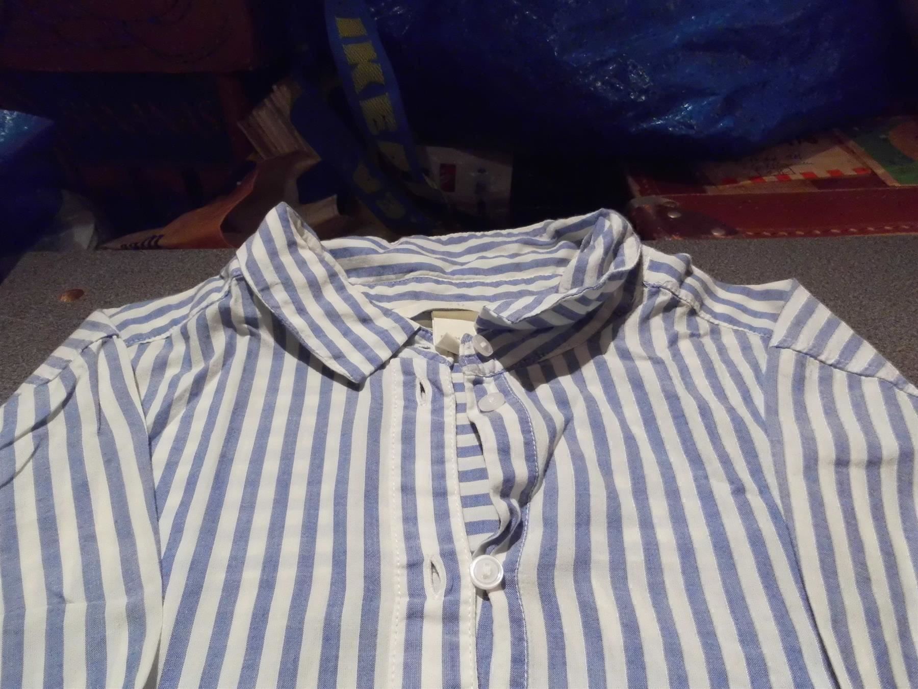 H&M Camicette: Bluse Grösse 34, H&M, blau/weiss gestrei – Usato da Zürich venduto da abraxas1291 1