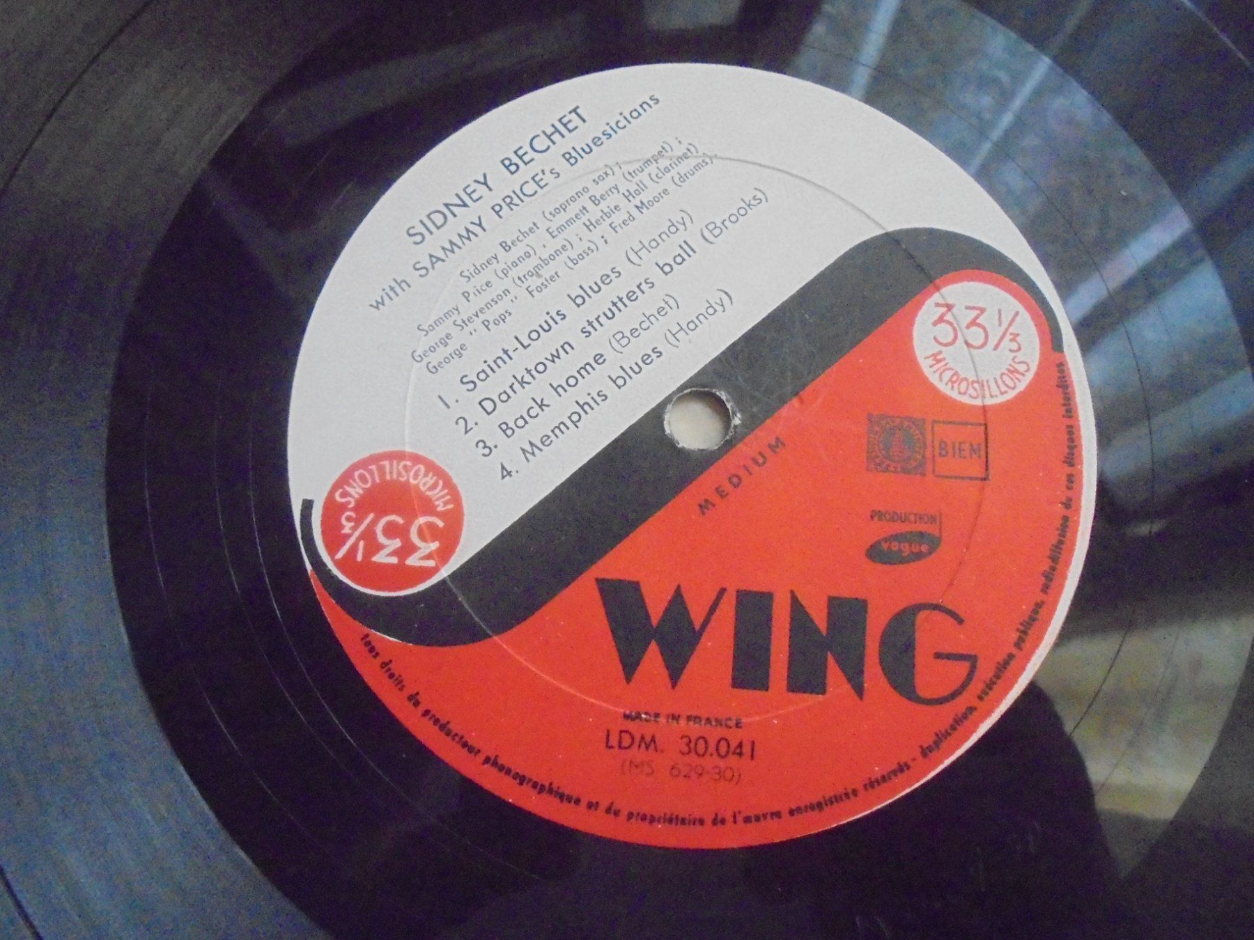 Dischi in vinile: Sidney Bechet & Sammy Price Bluesicians – Usato da Crissier venduto da Promopost 2