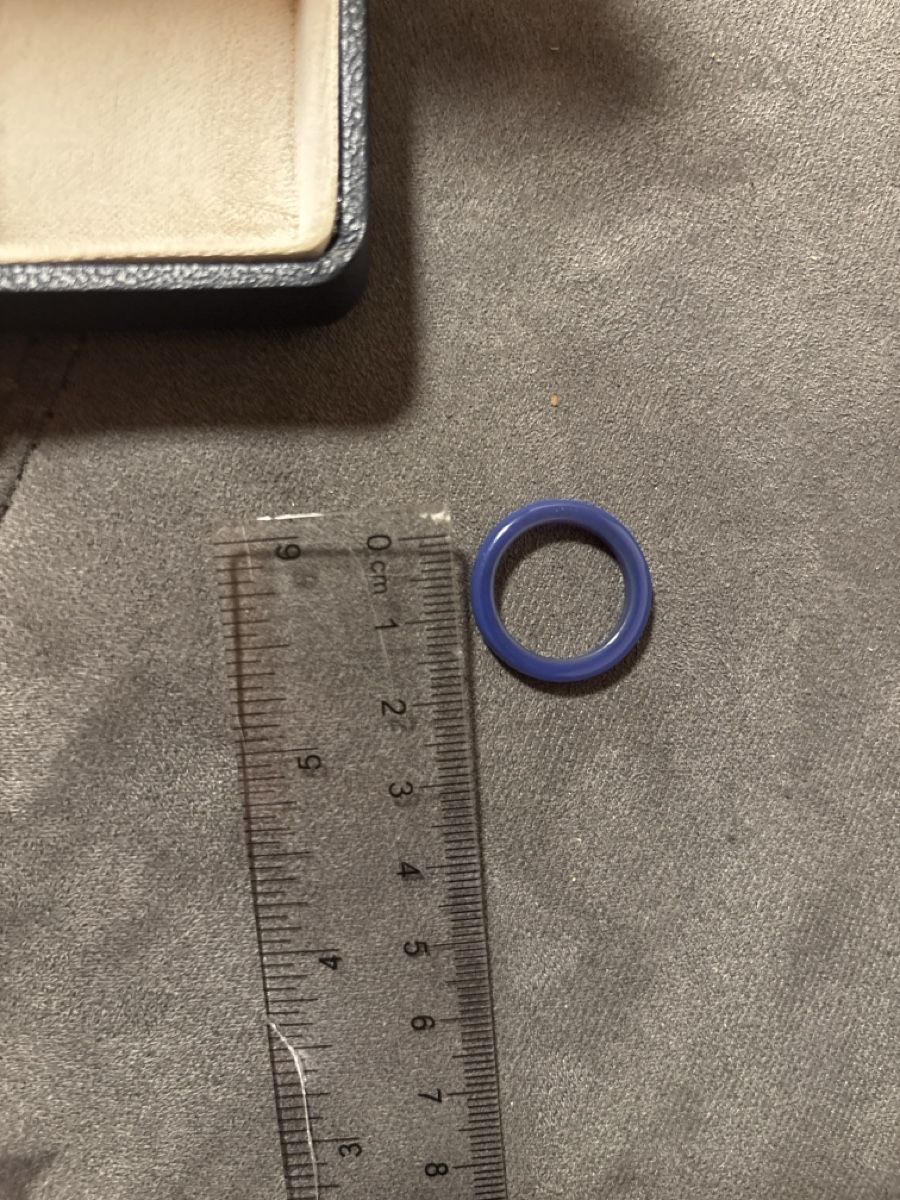 Anelli: Blauer Ring, Grösse 51 Neuwertig! – Nuovo e nell'imballaggio originale da Köniz venduto da Vamp-Wer 2