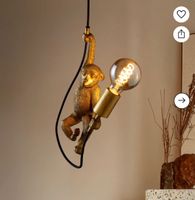 Affe Deckenlampe mit Edison Glühbirne -  Monkey Light