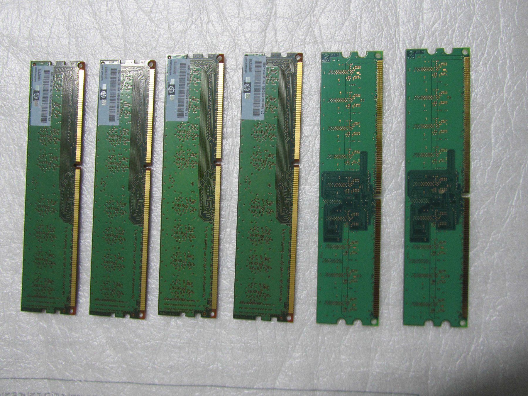 Memory / RAM: 6 x Verschiedene Memory Ram – Gebraucht aus moosseedorf von RTN10 3