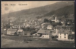 AK Moutier, Vue Generale, 1910