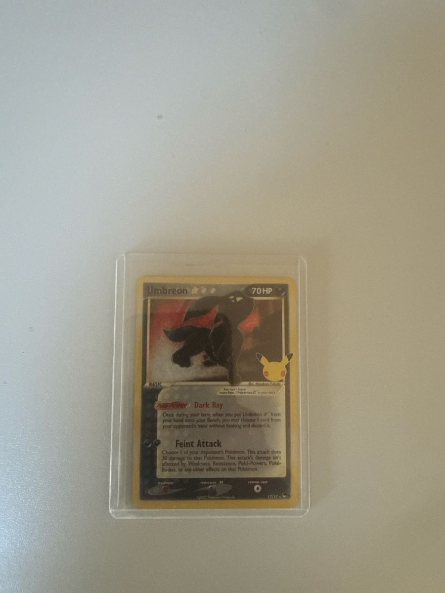Pokémon Carte collezionabili: Umbreon Karte Pokemon – Usato da Appenzell Meister. venduto da ROMDIE10