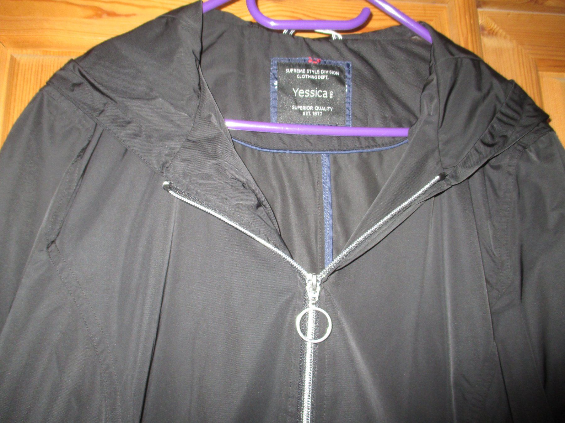 C&A Giacche: DAMEN ÜBERGANGS JACKE SCHWARZ GERADER SCHNITT GR.52 – Nuovo (secondo la descrizione) da Winterthur venduto da katzen07 1