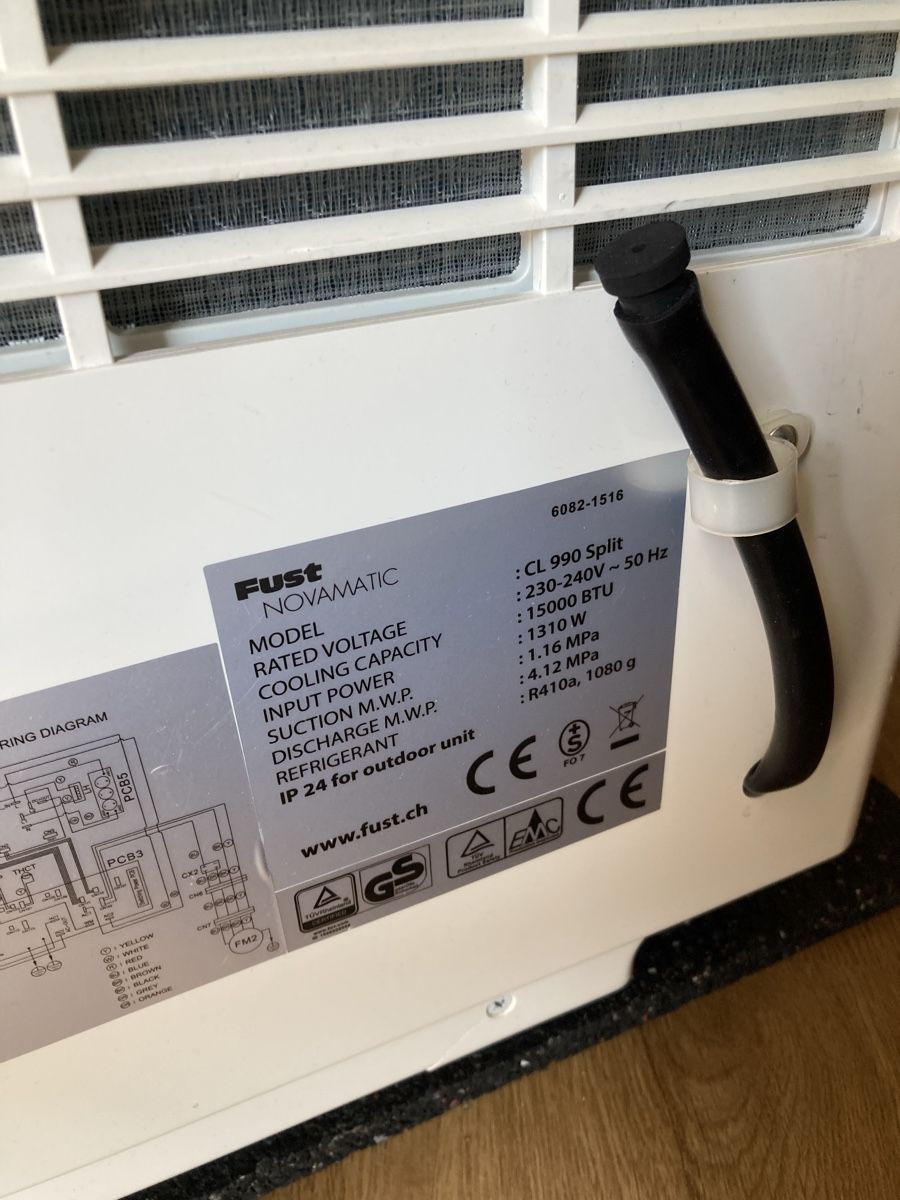 Novamatic Klimageräte: Novamatic CL 990 Split Klimagerät – Gebraucht aus Villigen von sportarena 5