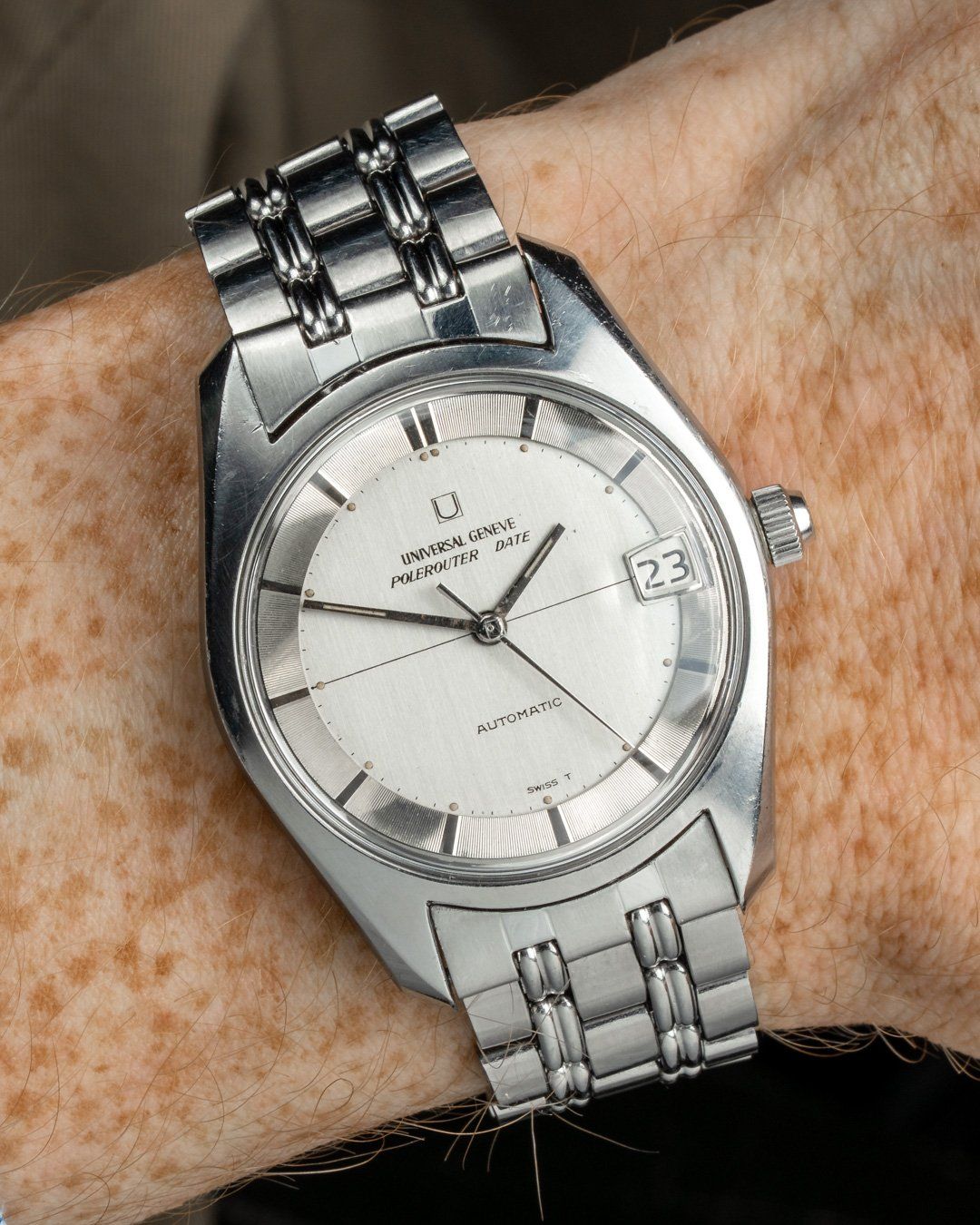 Universal Genève Uhren: Universal Genève Polerouter Date ref. 869115/02. – Gebraucht aus Genève von Prometheus_Watches 4
