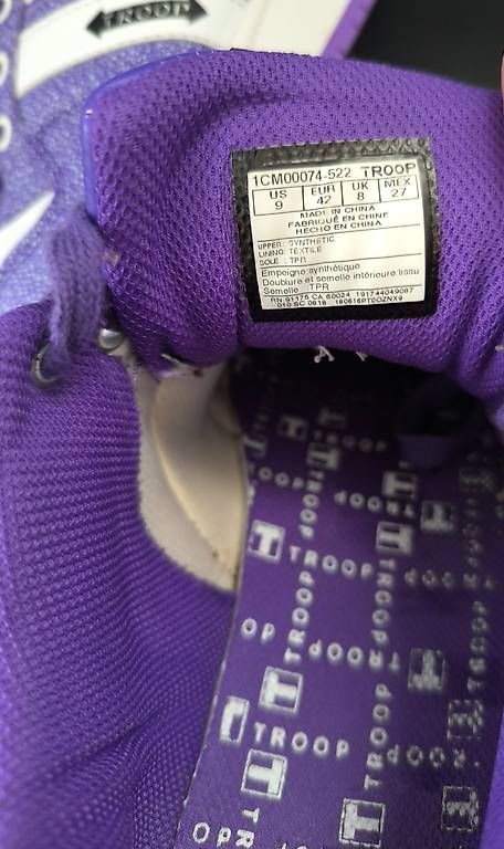 Herrenschuhe: TROOP Ice Lamb Sneakers Lila Gr. 42. – Gebraucht aus Pully von shulgin788 4