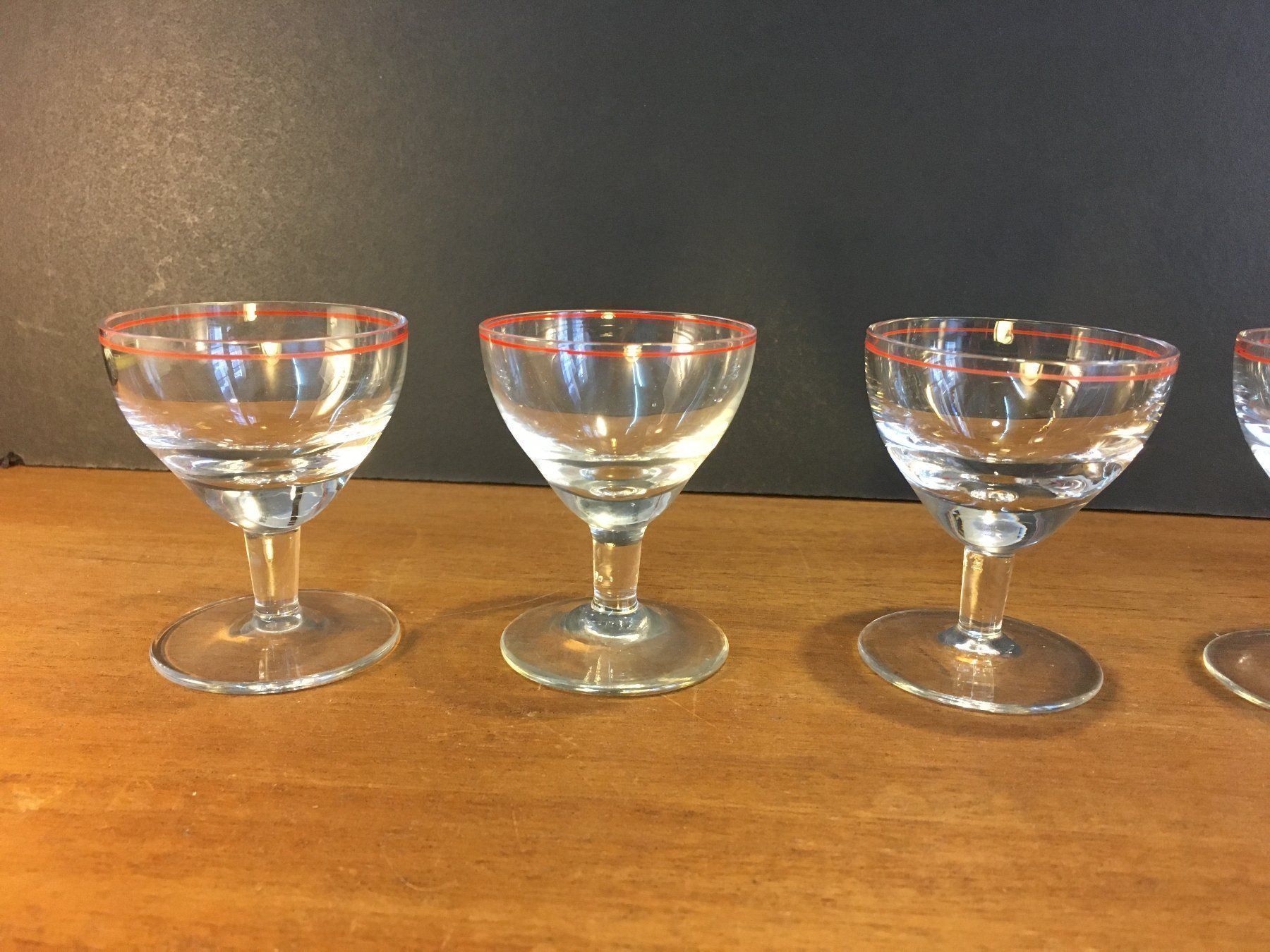 Bicchieri: Vintage 6 Gläser, ca. 7 cm. hoch – Usato da Schaffhausen venduto da vintageville 2