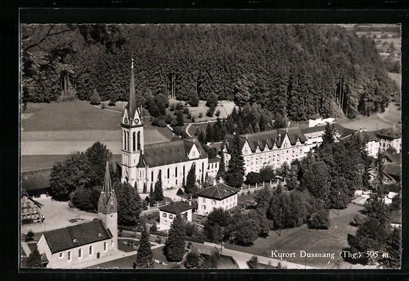 Cartoline postali: Dussnang, Teilansicht mit Kirche aus der – Usato da Berlin venduto da bartko-reher