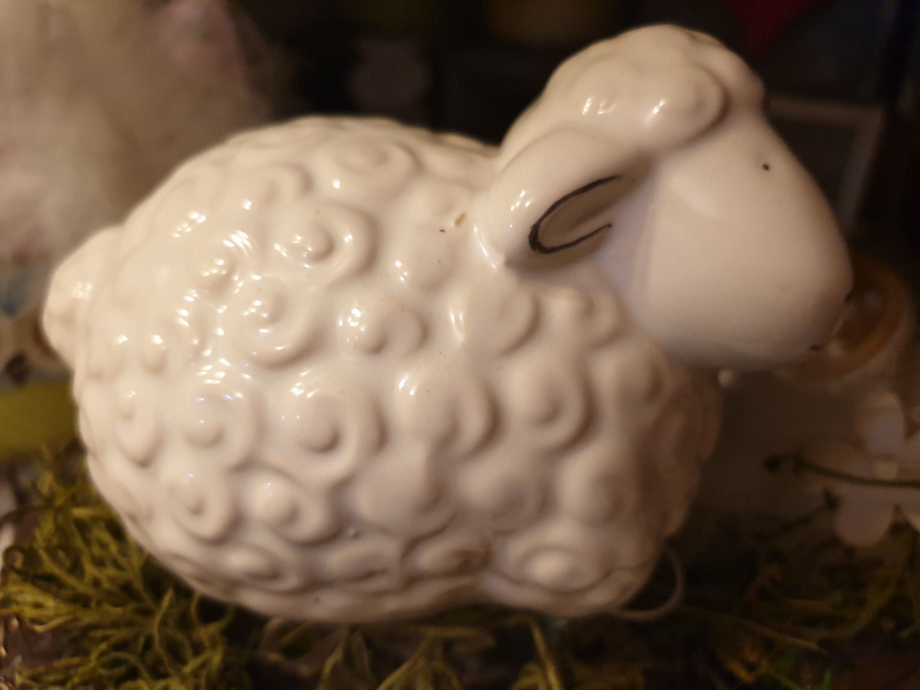 Alle Dekorationen: Deko Keramik Figur, Lamm 12x9 cm – Neu (gemäss Beschreibung) aus Amriswil von kleindeko 2