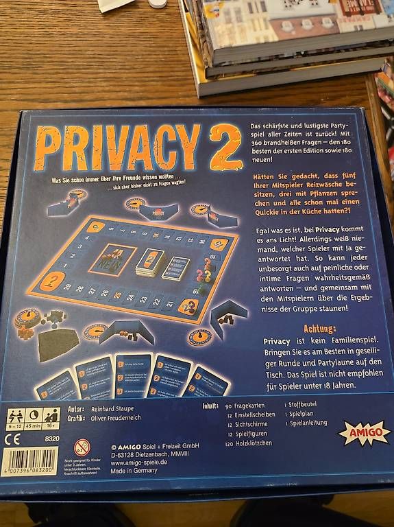 Giochi: Brettspiel Privacy 2 – Usato da Allschwil venduto da aes_n27w 1