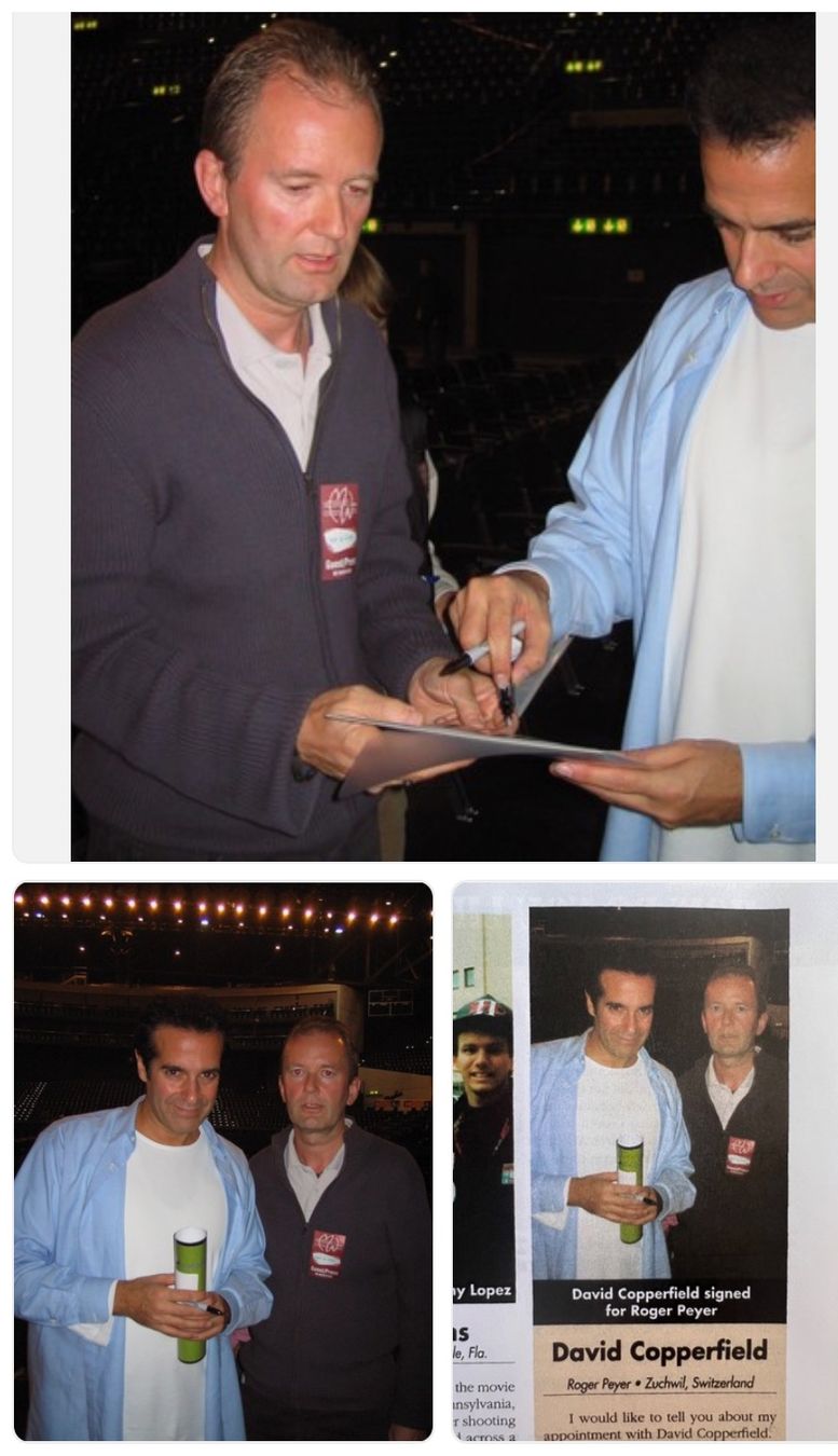 Autographes: David Copperfield Magier Zauberer ORIGINAL AUTOGRAMM + COA – Neuf (Voir description) à Solothurn par StarsInYourHome 2