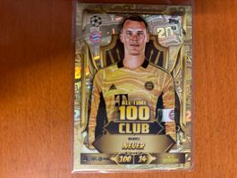 Sammelkarte Manuel Neuer Topps FC Bayern Club 100