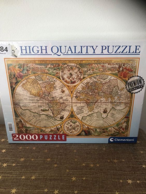 Clementoni Puzzle: Clementoni Puzzle Weltkarte 2000 Teile – Nuovo e nell'imballaggio originale da Kaltbrunn venduto da lagone1